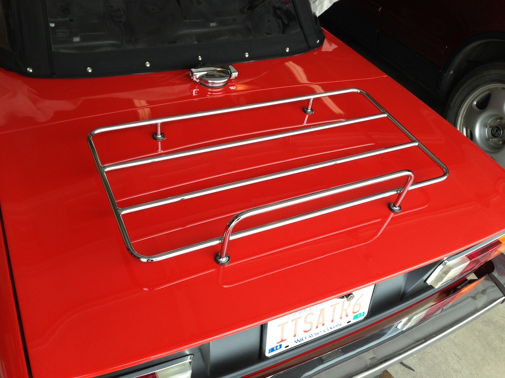 TR6 Luggage rack TR6 Tech Forum The Triumph Experience